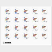 Las Vegas Wedding Bride & Groom Sticker (Vel)