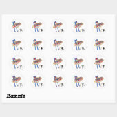 Las Vegas Wedding Bride & Groom Sticker (Vel)