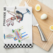 Las Vegas Wedding Bride of Groom Theedoek (Quarter Fold)