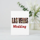 Las Vegas Wedding Briefkaart (Staand voorkant)