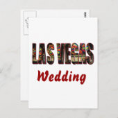 Las Vegas Wedding Briefkaart (Voorkant / Achterkant)