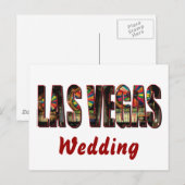 Las Vegas Wedding Briefkaart (Voorkant / Achterkant)