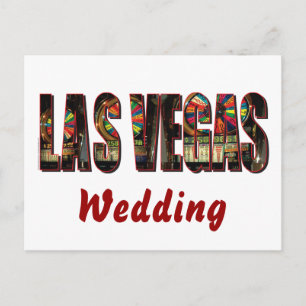 Las Vegas Wedding Briefkaart