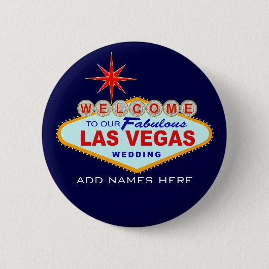 Las Vegas Wedding Button (Voorkant)