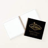 Las Vegas Wedding Casual Guest Book Notitieboek (Binnen)