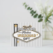 Las Vegas Wedding Dank u Briefkaart (Staand voorkant)
