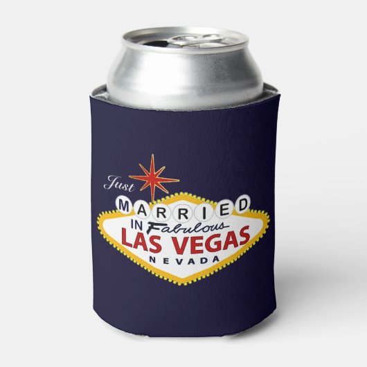 Las Vegas Wedding Favor Custom Koelbox Blikjeskoeler (Blikje Voorkant)