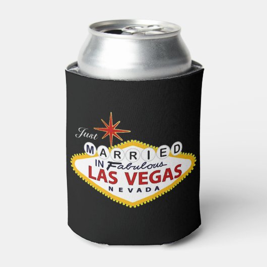 Las Vegas Wedding Favor Custom Koelbox Blikjeskoeler (Blikje Voorkant)