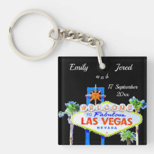 Las Vegas Wedding FavorKeychain Sleutelhanger