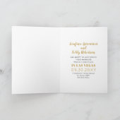 Las Vegas Wedding Folded Notice Vertical Aankondiging (Binnen)