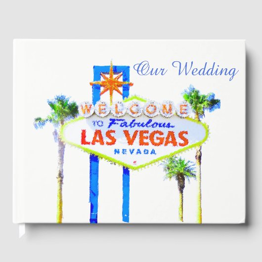 Las Vegas Wedding Gastenboek (Voorkant)