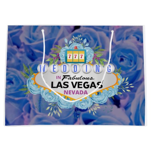 Las Vegas Wedding Gift Bag Groot Cadeauzakje (Voorkant)