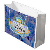 Las Vegas Wedding Gift Bag Groot Cadeauzakje (Voorkant Gekanteld)