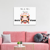 Las Vegas Wedding Gift Canvas Afdruk (Insitu (Woonkamer))