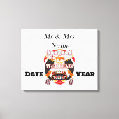 Las Vegas Wedding Gift Canvas Afdruk (Voorkant)