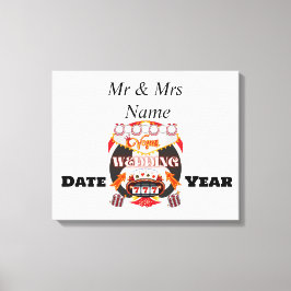 Las Vegas Wedding Gift Canvas Afdruk