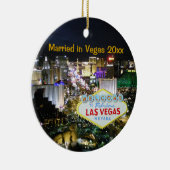 Las Vegas Wedding Holiday Ornament (Rechts)