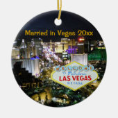 Las Vegas Wedding Holiday Ornament (Voorkant)