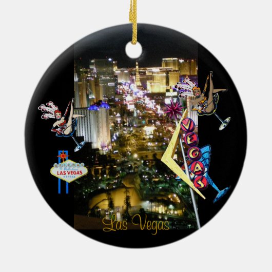 Las Vegas Wedding Holiday Ornament (Achterkant)