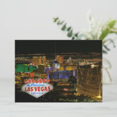 Las Vegas Wedding Invitation Kaart (Staand voorkant)