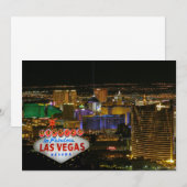 Las Vegas Wedding Invitation Kaart (Voorkant / Achterkant)