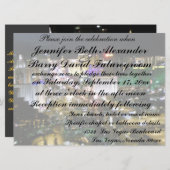 las vegas Wedding Invitation Kaart (Voorkant / Achterkant)