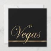 Las Vegas Wedding Invitation Sjabloon Kaart (Voorkant)