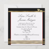 Las Vegas Wedding Invitation Sjabloon Kaart (Achterkant)