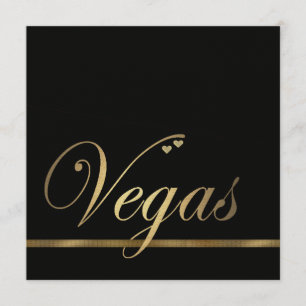Las Vegas Wedding Invitation Sjabloon Kaart