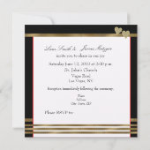 Las Vegas Wedding Invitation Sjabloon Kaart (Achterkant)