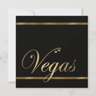 Las Vegas Wedding Invitation Sjabloon Kaart