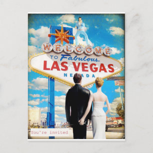 Las Vegas Wedding Invitation Uitnodiging Briefkaart