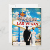 Las Vegas Wedding Invitation Uitnodiging Briefkaart (Voorkant / Achterkant)