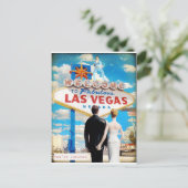 Las Vegas Wedding Invitation Uitnodiging Briefkaart (Staand voorkant)