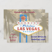 Las Vegas Wedding Invitations - formaat van 4,5 x Kaart (Voorkant / Achterkant)