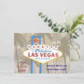 Las Vegas Wedding Invitations - formaat van 4,5 x Kaart (Staand voorkant)