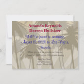 Las Vegas Wedding Invitations - formaat van 4,5 x Kaart (Achterkant)