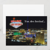 Las Vegas Wedding Invitations Kaart (Voorkant / Achterkant)