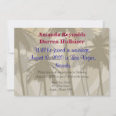 Las Vegas Wedding Invitations Kaart (Achterkant)