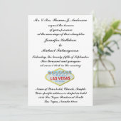 Las Vegas Wedding Invite Formal Kaart (Staand voorkant)