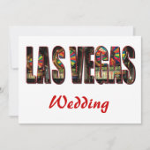 Las Vegas Wedding Invites Kaart (Voorkant)