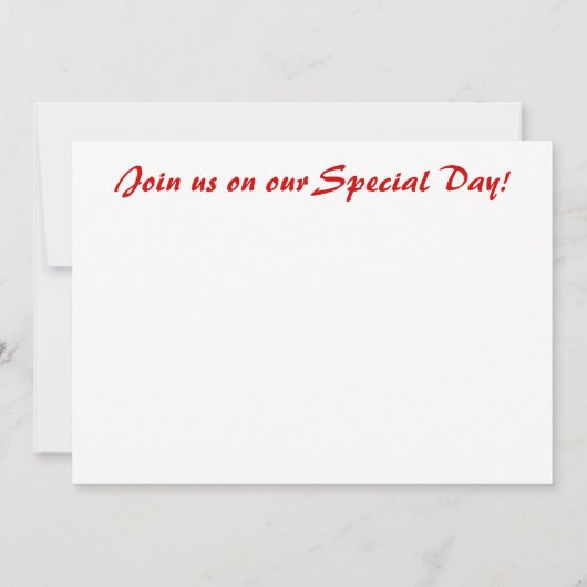 Las Vegas Wedding Invites Kaart (Achterkant)