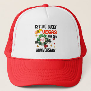 Las Vegas Wedding Jubileum Couple Matching Trip Trucker Pet