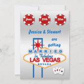 Las Vegas Wedding Kaart (Voorkant)