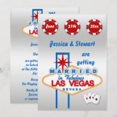 Las Vegas Wedding Kaart (Voorkant / Achterkant)