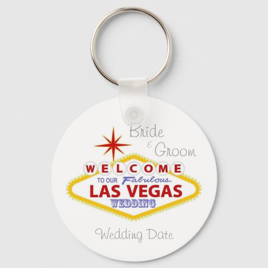 Las Vegas Wedding Keepomwille Sleutelhanger (Voorkant)