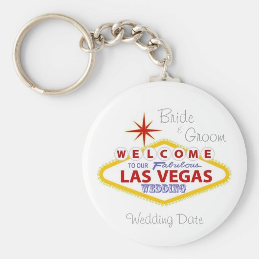 Las Vegas Wedding Keepomwille Sleutelhanger (Voorkant)