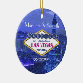 Las Vegas Wedding Keramisch Ornament (Rechts)