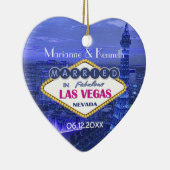 Las Vegas Wedding Keramisch Ornament (Rechts)