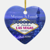 Las Vegas Wedding Keramisch Ornament (Voorkant)